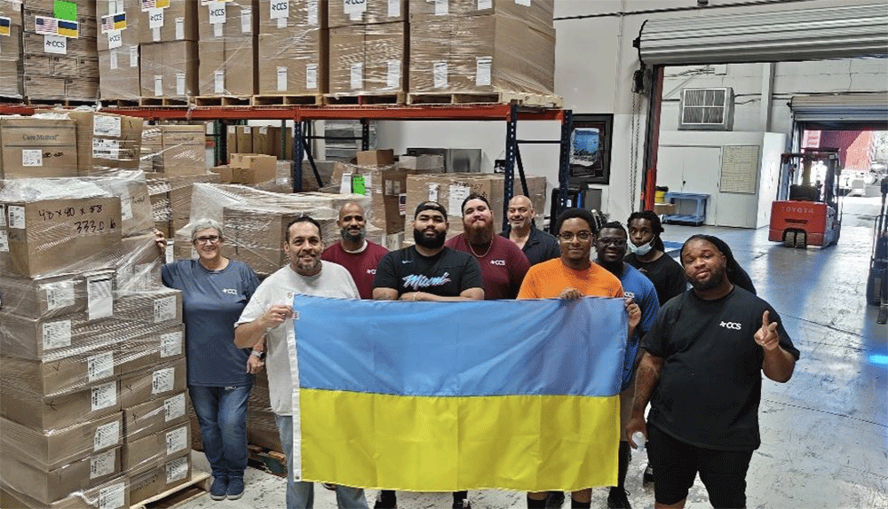 CCS sends supplies to Ukraine