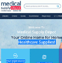 Med Supply Depot revs up website