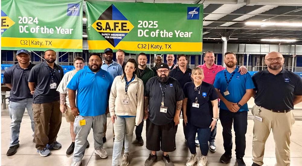 Medline highlights top-performing distribution centers