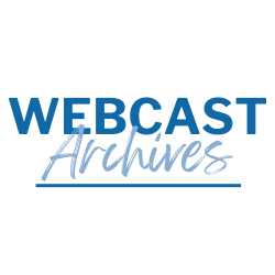 YouTube Video of Webcast Archives